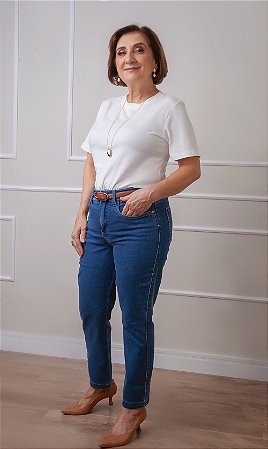 T-shirt Algodão Egípcio Off White