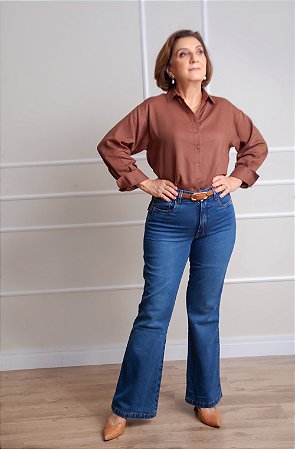 Calça Jeans Boot Cut Petit