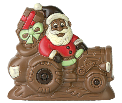 Papai Noel em um trator 50g HB-DS-8062