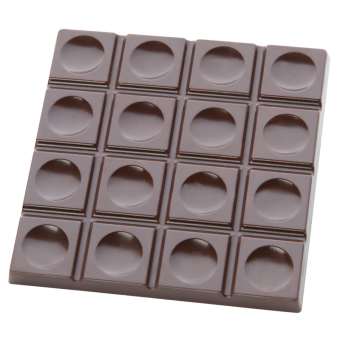 Comprimido quadrado com reentrâncias 35g HB-9080-S