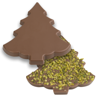 MD 275x175mm Prancha de contorno "Árvore de Natal" 100g 2x1 cav HB-9113-PC