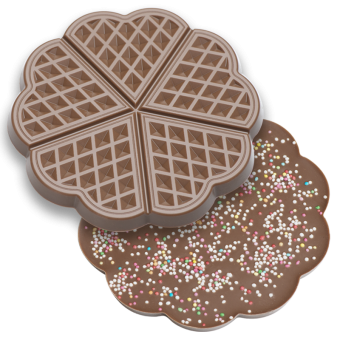 MD 275x175mm Bar de waffles 100g 2x1 cav HB-9118-PC