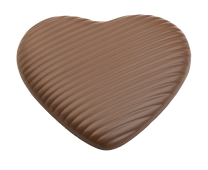 MD 275x175mm Placa "Coração" 61,5g 2x2 cav HB-9153-PC