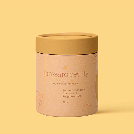 ARGILA DOURADA GOLDEN MASK 100% NATURAL