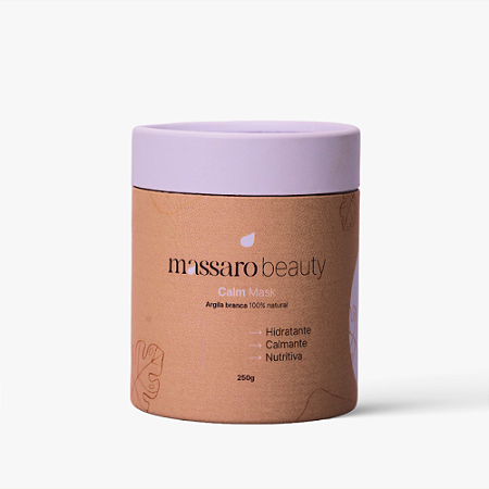 ARGILA BRANCA CALM MASK 100% NATURAL
