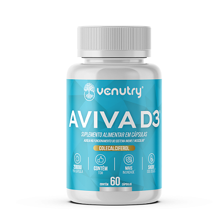Aviva D3 500mg - 60 Caps
