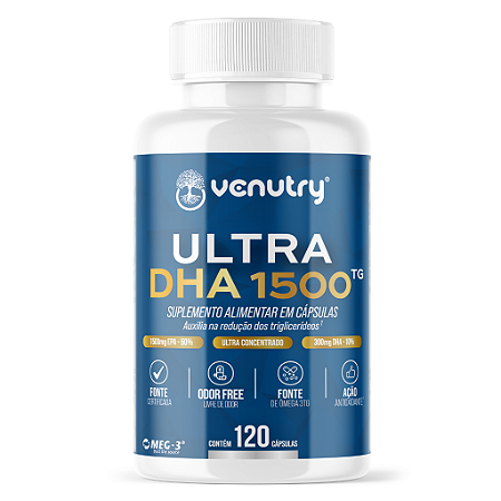DHA Ultra 1500 - EPA 10% DHA 50% - 120 Caps