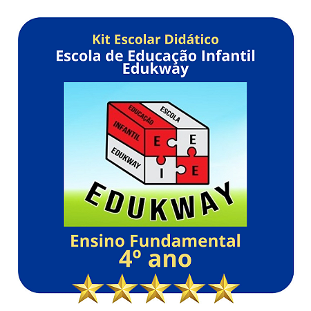 KIT ESCOLA EDUKWAY - 4º ANO
