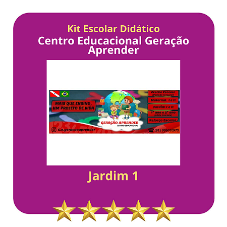 KIT GERACAO APRENDER - JARDIM I