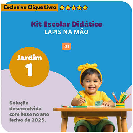 KIT LAPIS NA MÃO - JARDIM I