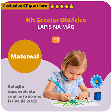 KIT LAPIS NA MÃO - MATERNAL