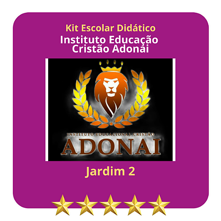 KIT INSTITUTO CRISTÃO  ADONAI -  JARDIM II
