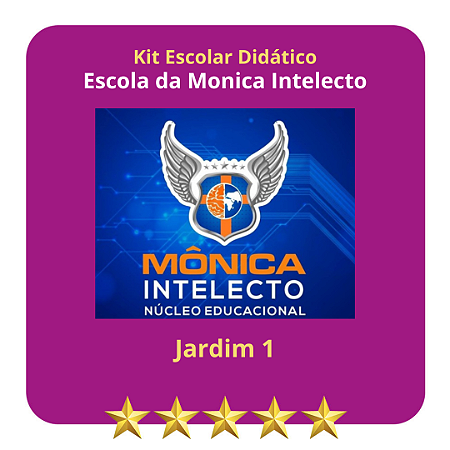 KIT ESCOLA DA MÔNICA INTELECTO - JARDIM I