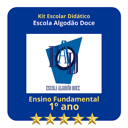 KIT ESCOLA ALGODÃO DOCE  1º ANO