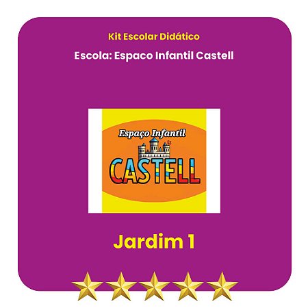 KIT ESPAÇO INFANTIL CASTELL  JARDIM I