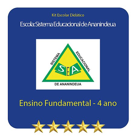 KIT SISTEMA EDUCACIONAL DE ANANINDEUA - 4º ANO