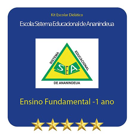 KIT SISTEMA EDUCACIONAL DE ANANINDEUA - 1º ANO