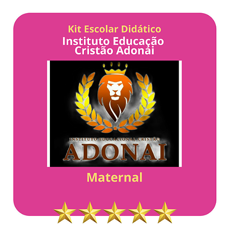 KIT INSTITUTO CRISTÃO  ADONAI -  MATERNAL