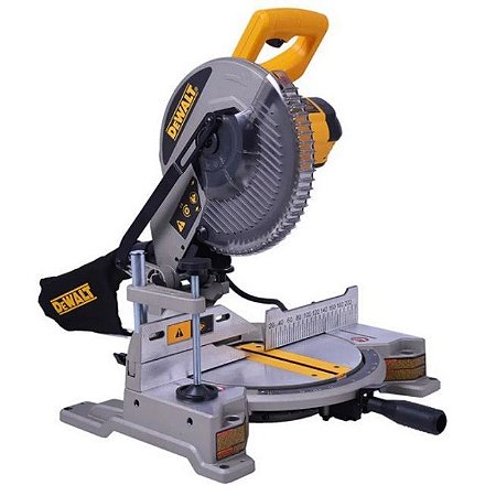 DW714B2 - SERRA DE MEIA ESQUADRIA 10" (254MM) 1.650W, C/ LÂMINA DE SERRA 80D, 127V - DEWALT