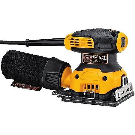 DWE6411BR - LIXADEIRA ORBITAL 1/4" DE FOLHA, 230W, 127V - DEWALT
