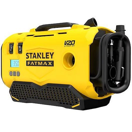 SCE520 - INFLADOR DE AR 20V MAX* LI-ION  (ENTRADA 20V - 12VCC - BIVOLT) SEM BATERIA - STANLEY