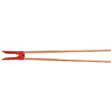 Cavadeira Articulada Metálica Tramontina 77568/813 c/ Cabos de Madeira 145cm e Batente Plástico