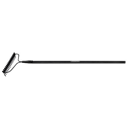 Ancinho Duplo Metálico Pesado c/ Haste Tramontina 77106/816 16 Dentes c/ Cabo de Fibra 135cm