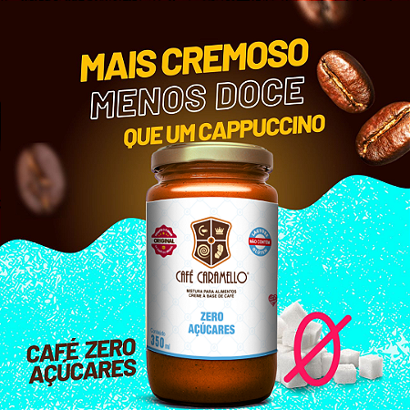 Creme de Café Zero Açúcares 350ml Capuccino Tradicional