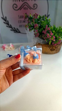 Lembrancinha Sabonete Bebê Dormindo ( com pontinho de strass )- 10 unidades