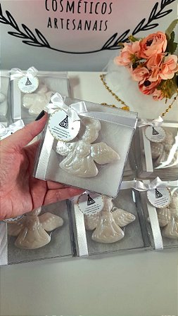 Lembrancinha Sabonete Anjo Primeira Eucaristia /Batizado - 10 unidades
