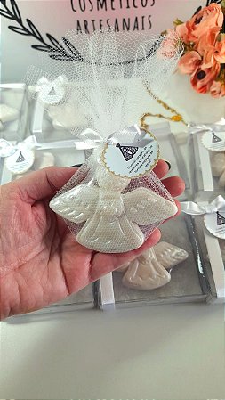 Lembrancinha Sabonete Anjo Primeira Eucaristia /Batizado - 10 unidades