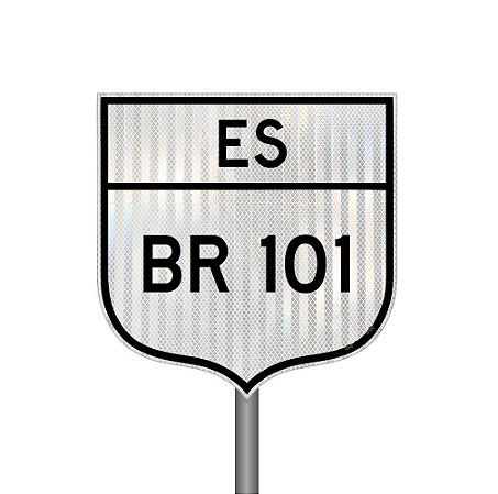 Placas de identificação de rodovias