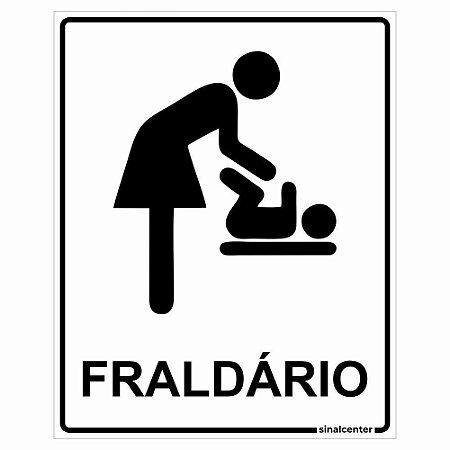 Placa fraldário