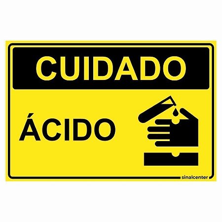 Placa cuidado ácido