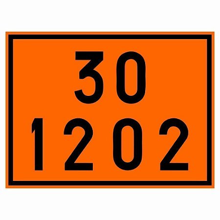 Placa número ONU 30 1202