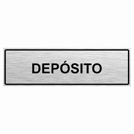 Placa de aço escovado depósito