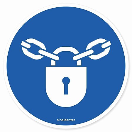 Adesivo de proteção mantenha trancado (10 un.)