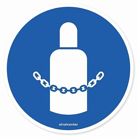 Adesivo de segurança cilindros de gás (10 un.)