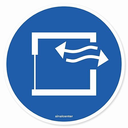 Adesivo de segurança garanta ventilação contínua (10 un.)