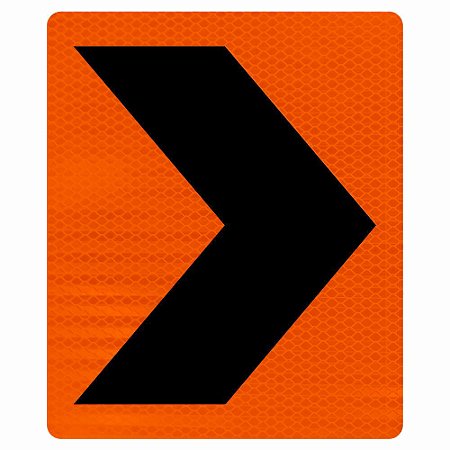 Placa marcador de alinhamento para obras