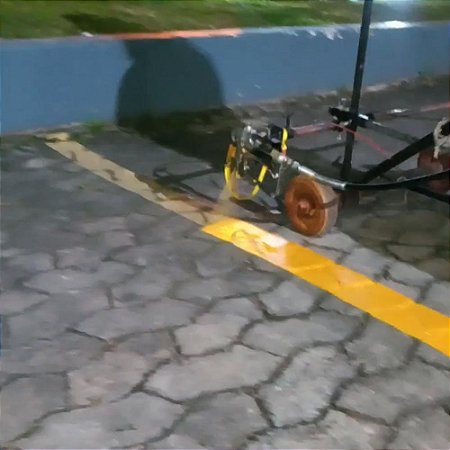 Pintura de vagas de estacionamento