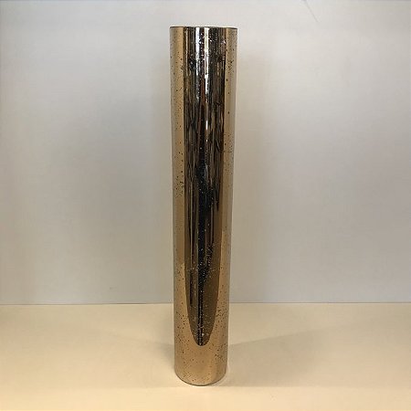 VASO VIDRO GOLD