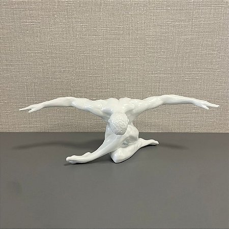 ESCULTURA FLUTUADOR BRANCO ALTURA
