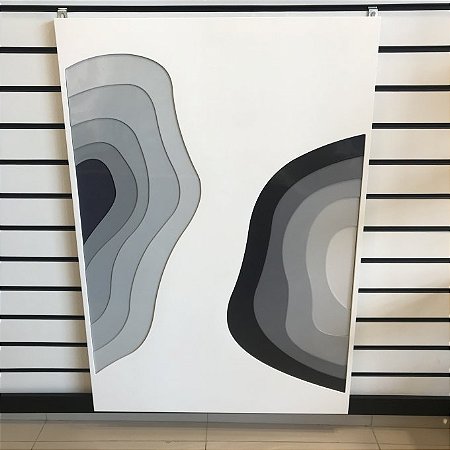QUADRO BRANCO COM DESENHOS ORGANICOS TYLOFINO