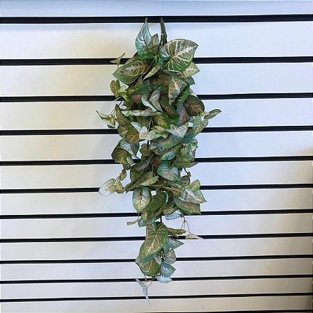 FOLHAGEM ARTIFICIAL PENDENTE SINGONIO 90CM VERDE
