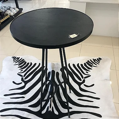 MESA BISTRO NAOS PRETA - 1,10X60CM