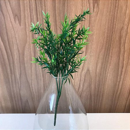BUQUE FOLHAGEM VERDE 35CM