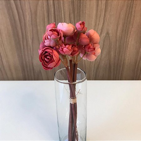 RAMALHETE MINI PEONIA ROSA CLARO