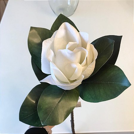 HASTE MAGNOLIA BRANCA 68X27CM