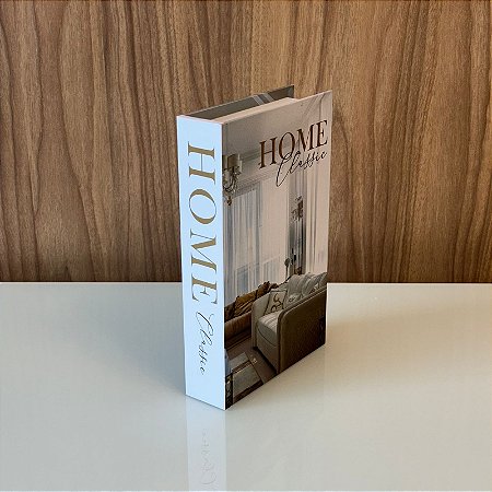 CAIXA LIVRO HOME CLASSIC MÉDIA